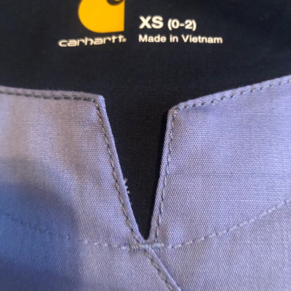 Carhartt Force Scrubs Uniform Top Short Sleeve XS - Picture 6 of 6